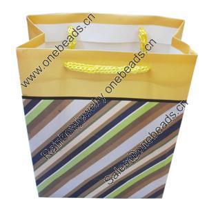 Gift Shopping Bag, Matte PPC, Size: about 29.5cm wide, 37.5cm high, 10cm bottom wide, Sold by Box