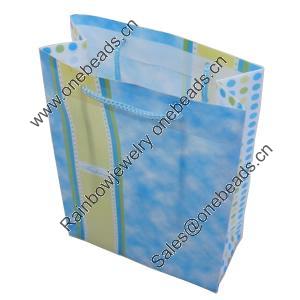 Gift Shopping Bag, Matte PPC, Size: about 29.5cm wide, 37.5cm high, 10cm bottom wide, Sold by Box