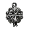 Pendant Zinc Alloy Jewelry Findings Lead-free, Animal 21x14mm Hole:2mm, Sold by Bag