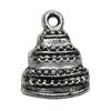 Pendant Zinc Alloy Jewelry Findings Lead-free, 17x13mm Hole:2mm, Sold by Bag