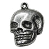 Pendant Zinc Alloy Jewelry Findings Lead-free, Skeleton 22x16mm Hole:1.5mm, Sold by Bag