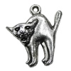 Pendant Zinc Alloy Jewelry Findings Lead-free, Animal 22x18mm Hole:1.5mm, Sold by Bag