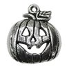 Pendant Zinc Alloy Jewelry Findings Lead-free, Apple 18x16mm Hole:1.5mm, Sold by Bag