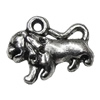Pendant Zinc Alloy Jewelry Findings Lead-free, Animal 19x15mm Hole:2mm, Sold by Bag