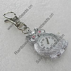Metal Alloy Fashionable Waist Watch, Watch:about 41x25mm, Sold by PC