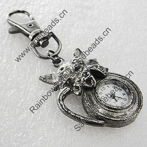 Metal Alloy Fashionable Waist Watch, Watch:about 43x32mm, Sold by PC