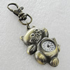 Metal Alloy Fashionable Waist Watch, Watch:about 50x32mm, Sold by PC