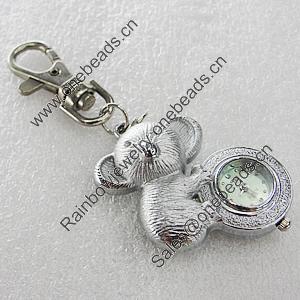 Metal Alloy Fashionable Waist Watch, Watch:about 47x44mm, Sold by PC