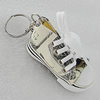 Key Chain, Iron Ring with canvas & rubber, Shoes 75x41mm, Sold by PC 