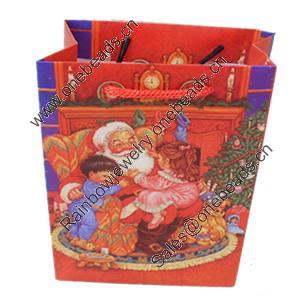 Gift Shopping Bag, Matte PPC, Size: about 12.5cm wide, 17cm high, 5.5cm bottom wide, Sold by Box