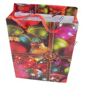 Gift Shopping Bag, Matte PPC, Size: about 23cm wide, 30cm high, 8cm bottom wide, Sold by Box