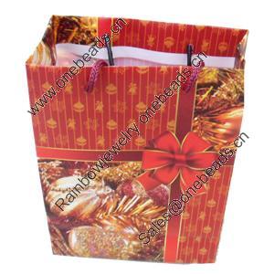 Gift Shopping Bag, Matte PPC, Size: about 31cm wide, 39cm high, 9cm bottom wide, Sold by Box