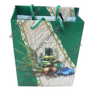 Gift Shopping Bag, Matte PPC, Size: about 23cm wide, 30cm high, 8cm bottom wide, Sold by Box