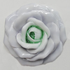 Porcelain Pendants, Flower Size:About:47mm Hole:5mm, Sold by PC