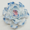 Porcelain Pendants, Flower Size:About:50mm Hole:5mm, Sold by PC