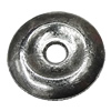 Bead Zinc Alloy Jewelry Findings Lead-free, 26mm Hole:5.5mm, Sold by Bag