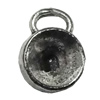 Pendant Zinc Alloy Jewelry Findings Lead-free, 13x9mm, Sold by Bag
