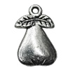 Pendant Zinc Alloy Jewelry Findings Lead-free, 19x12mm Hole:2mm, Sold by Bag