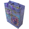 Gift Shopping Bag, Translucent PPC, Size: about 26.5cm wide, 34cm high, 9cm bottom wide, Sold by Box