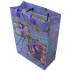 Gift Shopping Bag, Translucent PPC, Size: about 23cm wide, 30cm high, 8cm bottom wide, Sold by Box