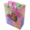 Gift Shopping Bag, Translucent PPC, Size: about 18cm wide, 24cm high, 7.5cm bottom wide, Sold by Box
