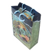 Gift Shopping Bag, Translucent PPC, Size: about 26.5cm wide, 34cm high, 9cm bottom wide, Sold by Box