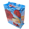 Gift Shopping Bag, Translucent PPC, Size: about 31cm wide, 39cm high, 9cm bottom wide, Sold by Box