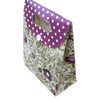 Gift Shopping Bag, PPC, Size: about 12.5cm wide, 16.5cm high, 6cm bottom wide, Sold by Box