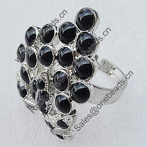 Metal Alloy Finger Rings, 32x23mm, Sold by Box 