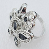 Metal Alloy Finger Rings, 31x25mm, Sold by Box 
