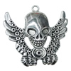 Pendant Zinc Alloy Jewelry Findings Lead-free, Skeleton 64x66mm Hole:5mm, Sold by Bag