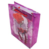 Gift Shopping Bag, Translucent PPC, Size: about 30cm wide, 38cm high, 10cm bottom wide, Sold by Box