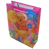 Gift Shopping Bag, Translucent PPC, Size: about 30cm wide, 38cm high, 10cm bottom wide, Sold by Box