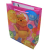 Gift Shopping Bag, Translucent PPC, Size: about 27cm wide, 33cm high, 9cm bottom wide, Sold by Box