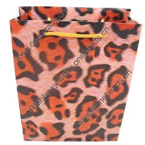 Gift Shopping Bag, Matte PPC, Size: about 23cm wide, 30cm high, 8cm bottom wide, Sold by Box