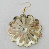 Acrylic Earrings, Flower 45mm, Sold by Group