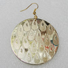 Acrylic Earrings, Flat Round 45mm, Sold by Group