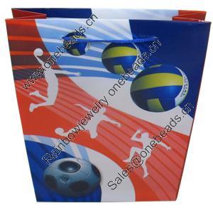 Gift Shopping Bag, Matte PPC, Size: about 27cm wide, 33cm high, 9cm bottom wide, Sold by Box