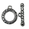 Clasps Zinc Alloy Jewelry Findings Lead-free, Loop:24x20mm Bar:30x6mm Hole:3mm, Sold by KG