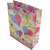 Gift Shopping Bag, Matte PPC, Size: about 30cm wide, 38cm high, 10cm bottom wide, Sold by Box