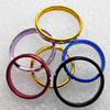 Aluminum Ring, Mix color, wide:3mm, Sold by Bag