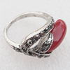Metal Alloy Finger Rings, 23x14mm, Sold by Box 