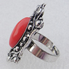 Metal Alloy Finger Rings, 35x19mm, Sold by Box 
