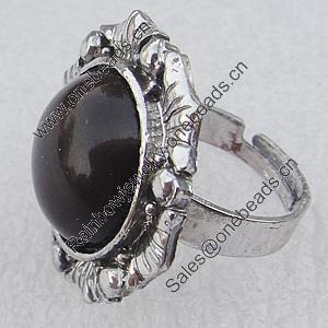 Metal Alloy Finger Rings, 25mm, Sold by Box 