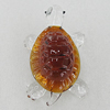 Glass Decorations, Turtle 64x43mm, Sold by PC