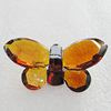 Glass Decorations, Butterfly 52x27mm, Sold by PC