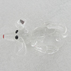 Glass Decorations, Mouse 52x37mm, Sold by PC