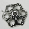 Bead Zinc Alloy Jewelry Findings Lead-free, 12mm Hole:1mm, Sold by Bag