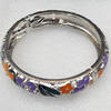 Cloisonne Bracelet, width:14mm, Inner diameter:62mm, Outer diameter:72mm, Sold by PC