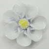 Porcelain Pendants, Flower Size:about 45mm Hole:3mm, Sold by PC